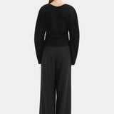 Ayana Merino Sweater in Black Sir.