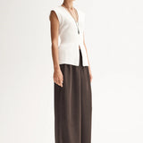 Mina Pant in Chocolate