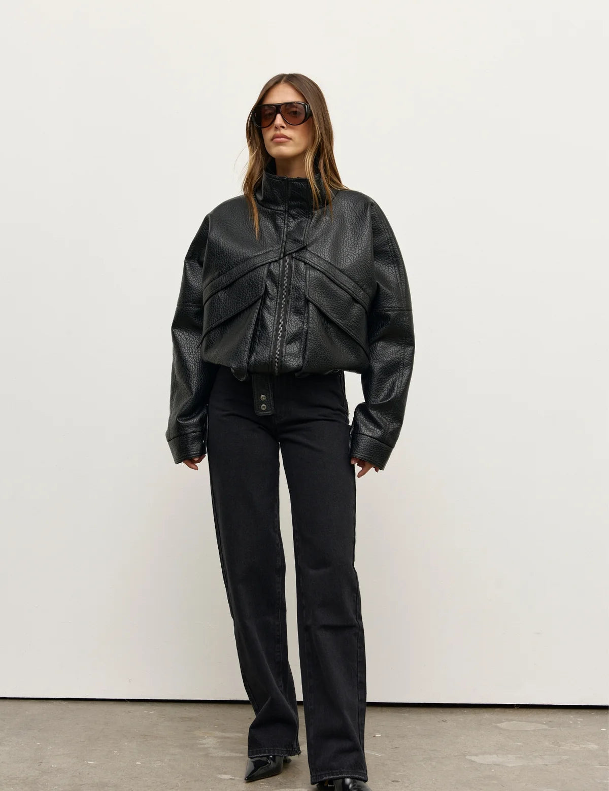 Inez Jacket in Black Bayse Brand