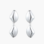 Tearlet Drop Earrings in Gunmetal Anna Rossi