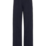 Twill Stripe Detail Pant in Ink and White