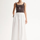 Persi Tank in Chocolate Elka Collective