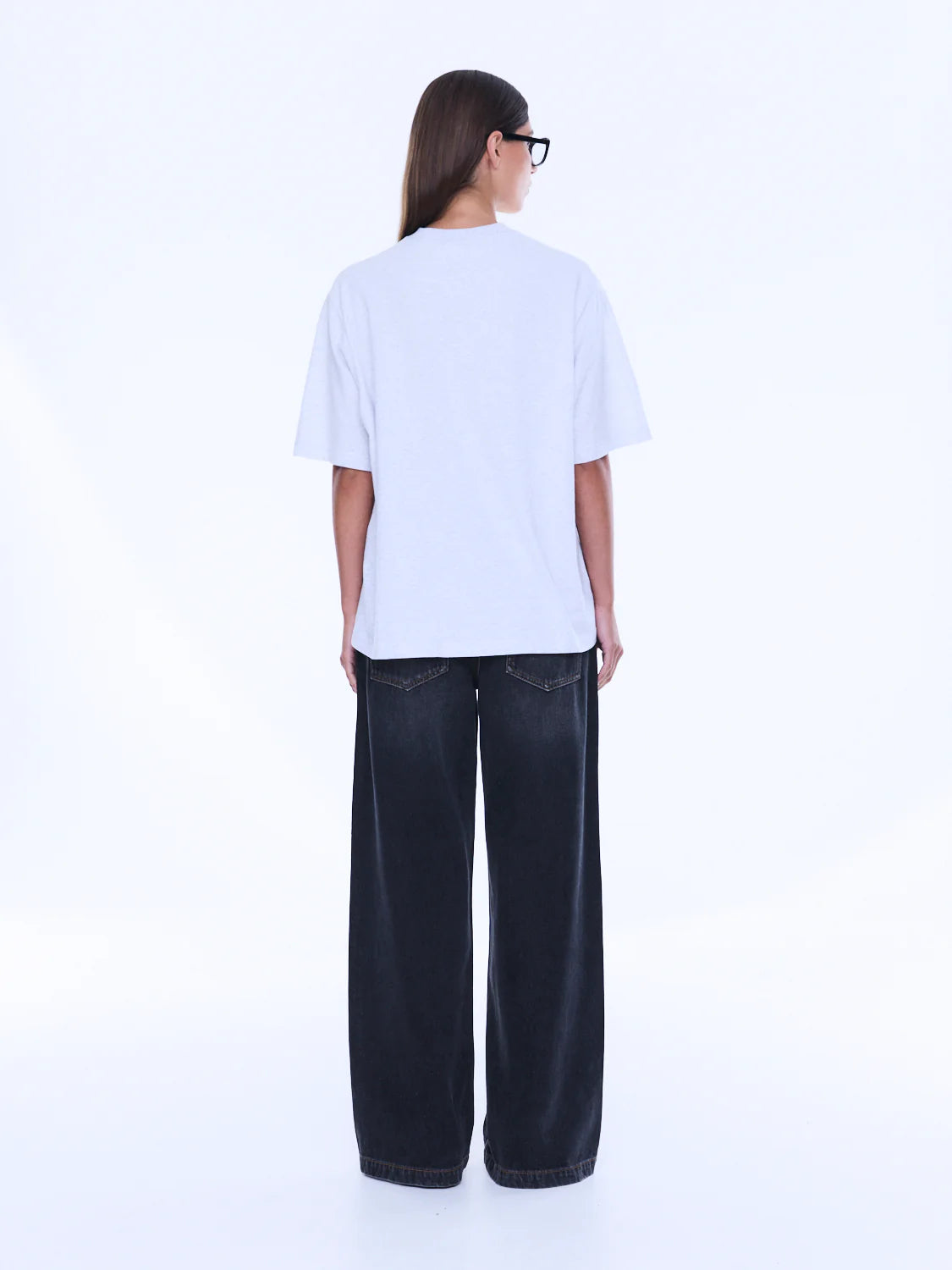 Sophia Relaxed Tee in Washed Grey Ena Pelly