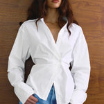 Tilda Shirt in White Bayse Brand