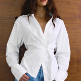 Tilda Shirt in White Bayse Brand