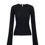 Logan Knit Top in Black Kivari