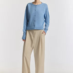 Hart Merino Cardigan in Blue Viktoria + Woods