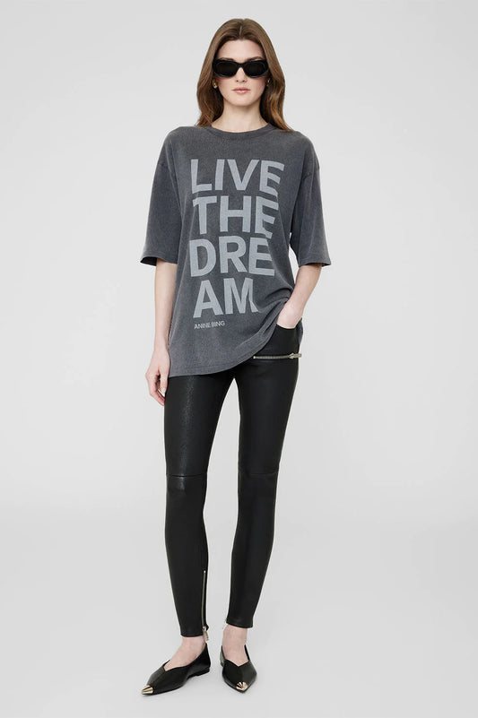 Cason Tee Live The Dream in Washed Black