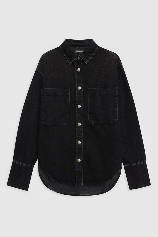 Dante Shirt in Black Denim