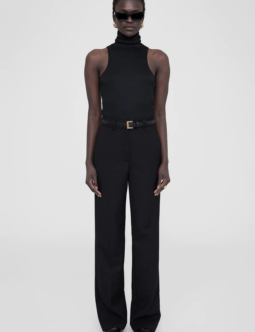 Drew Pant in Black
