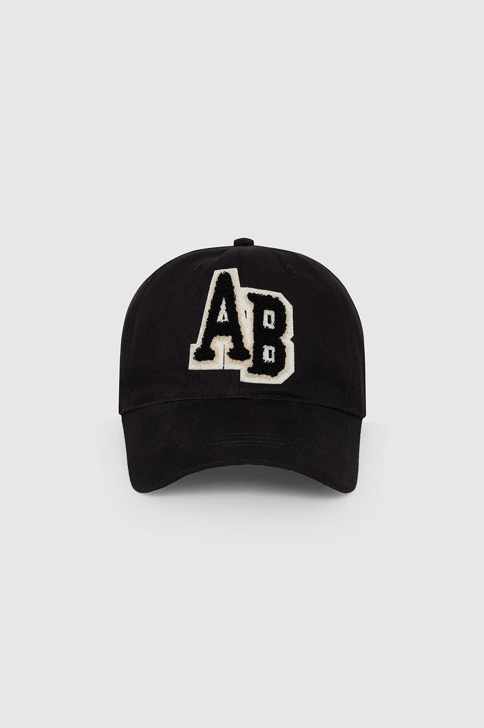 Jeremy Baseball Cap Letterman in Black