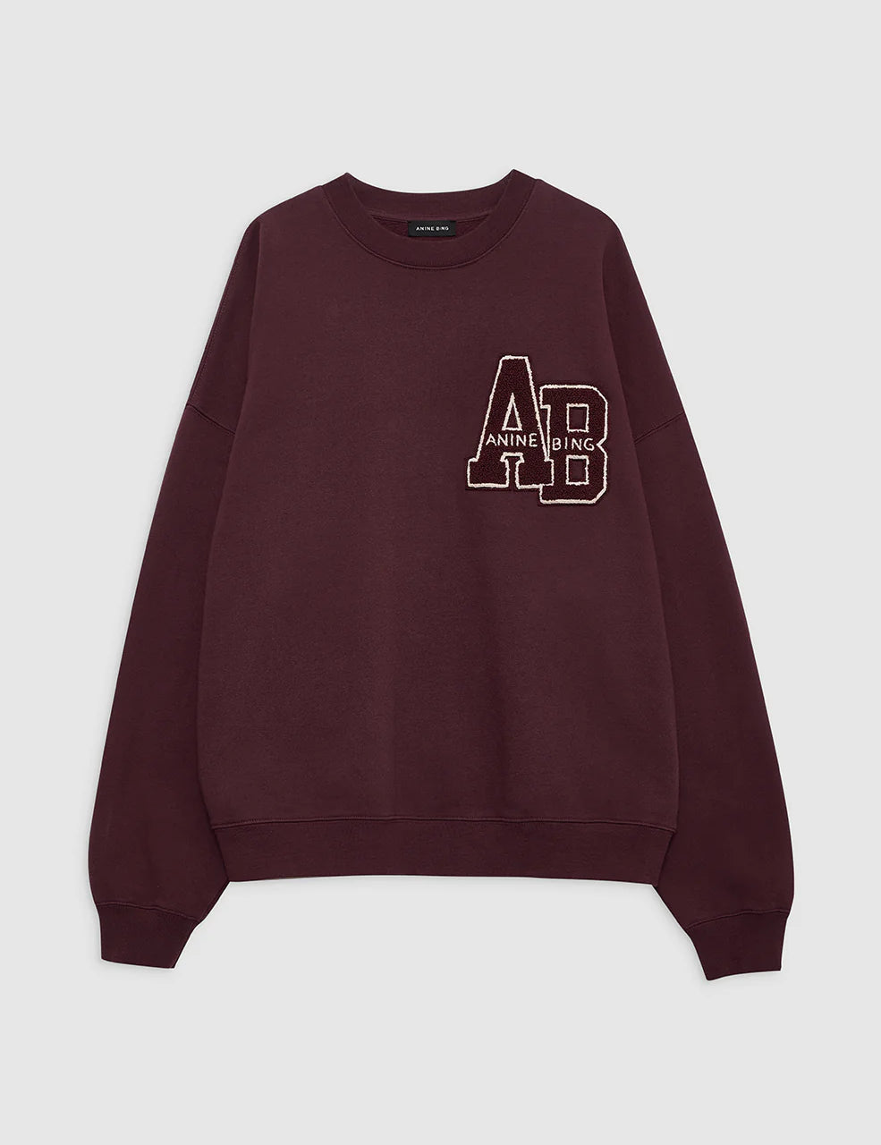 crew neck sweater with logo clothlifestyle boutique