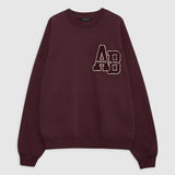 crew neck sweater with logo clothlifestyle boutique