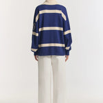 Rival Polo in Blue Stripe Viktoria + Woods