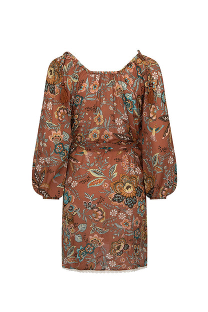 Mojave Lily Tunic Dress in Amber