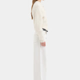 Lise Cardigan in Ivory Sir.