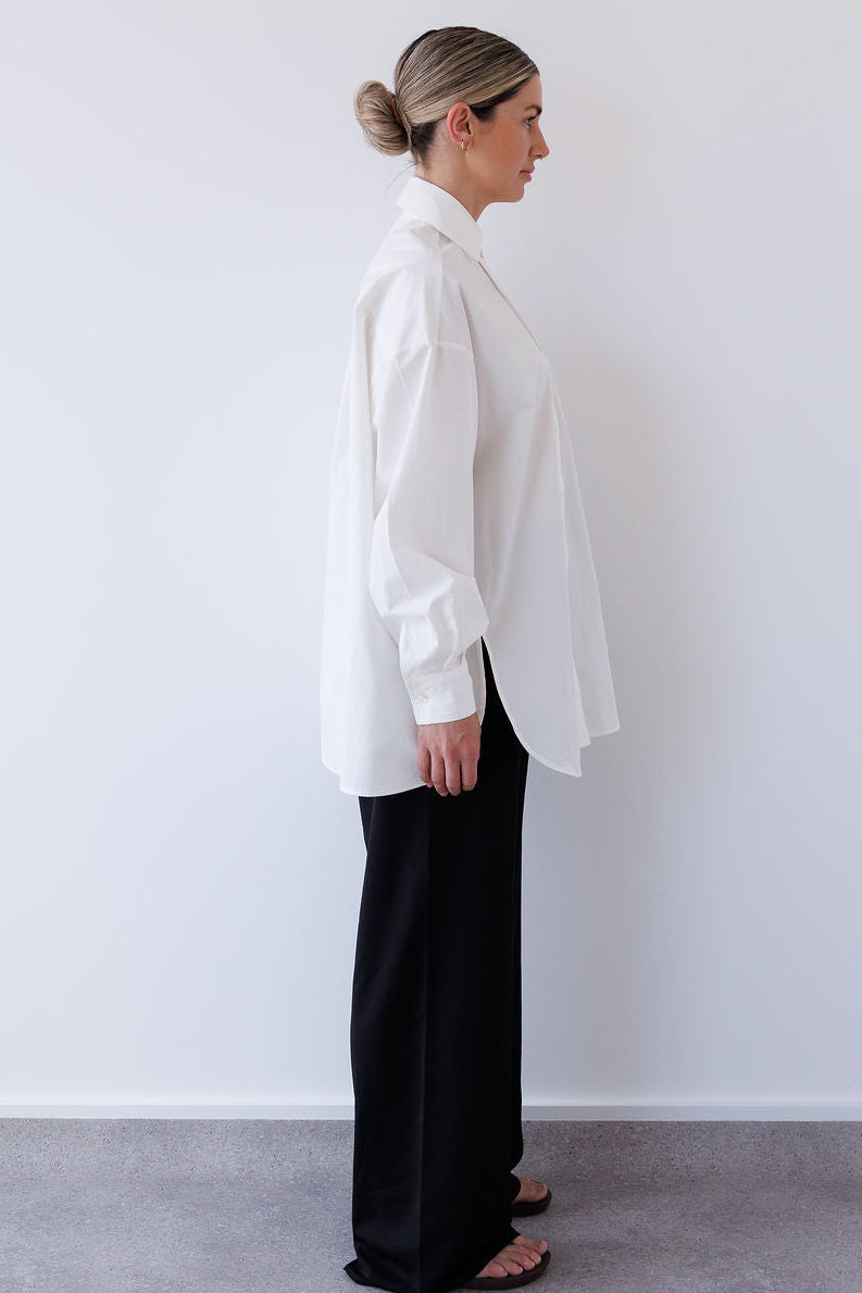 Bec Shirt in White Mabel