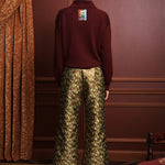 Claudia Plum Knit Polo Alemais