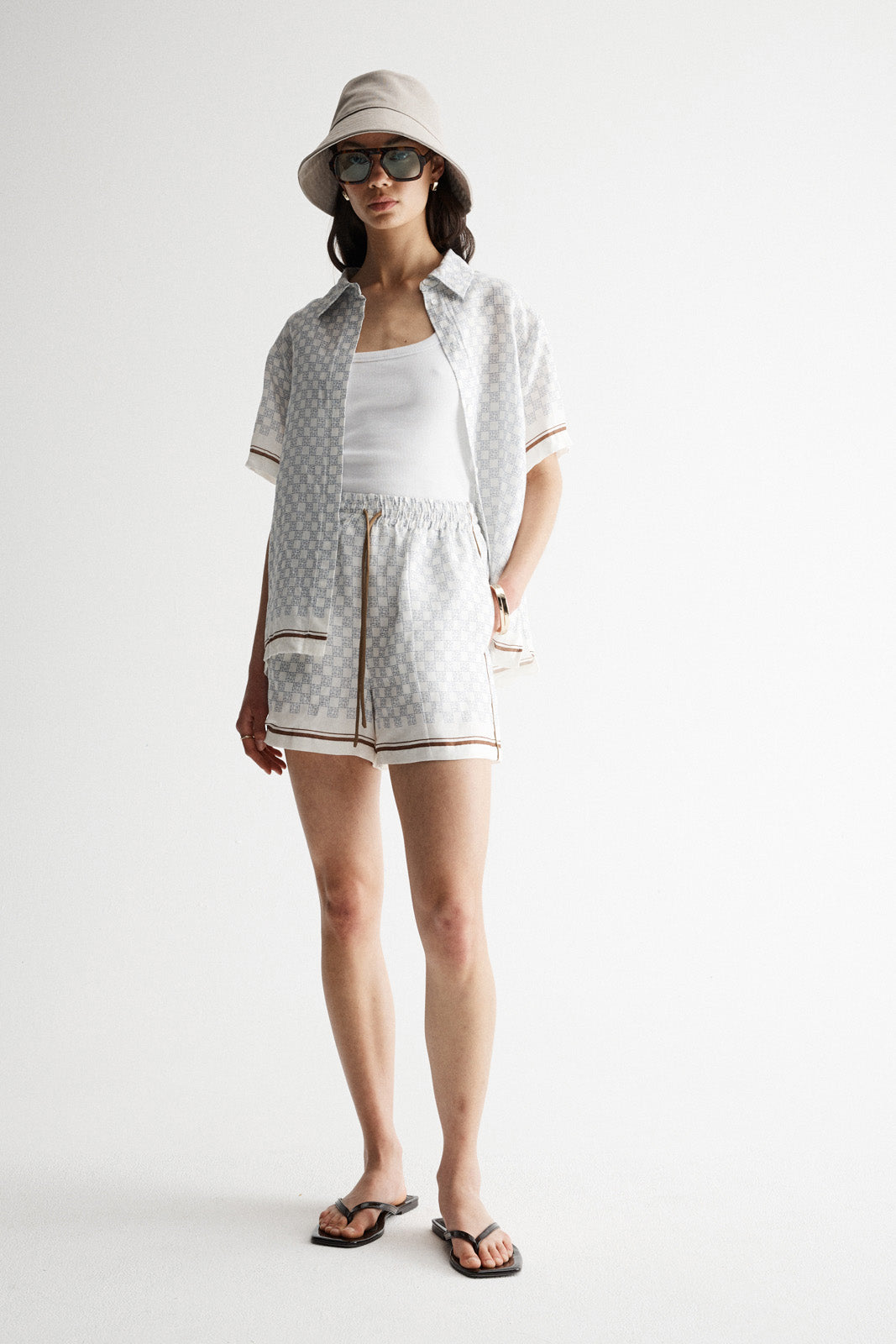 Lumi Short in Monogram Print