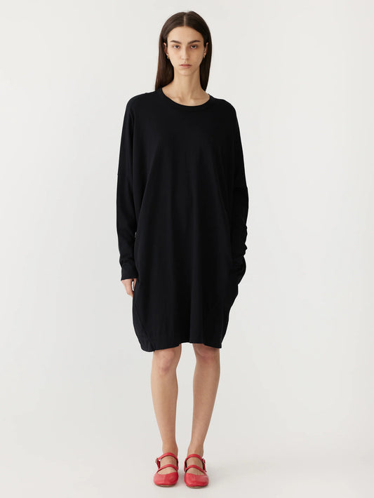 Circle Jersey Long Sleeve Dress