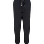 combat cotton knit pant black