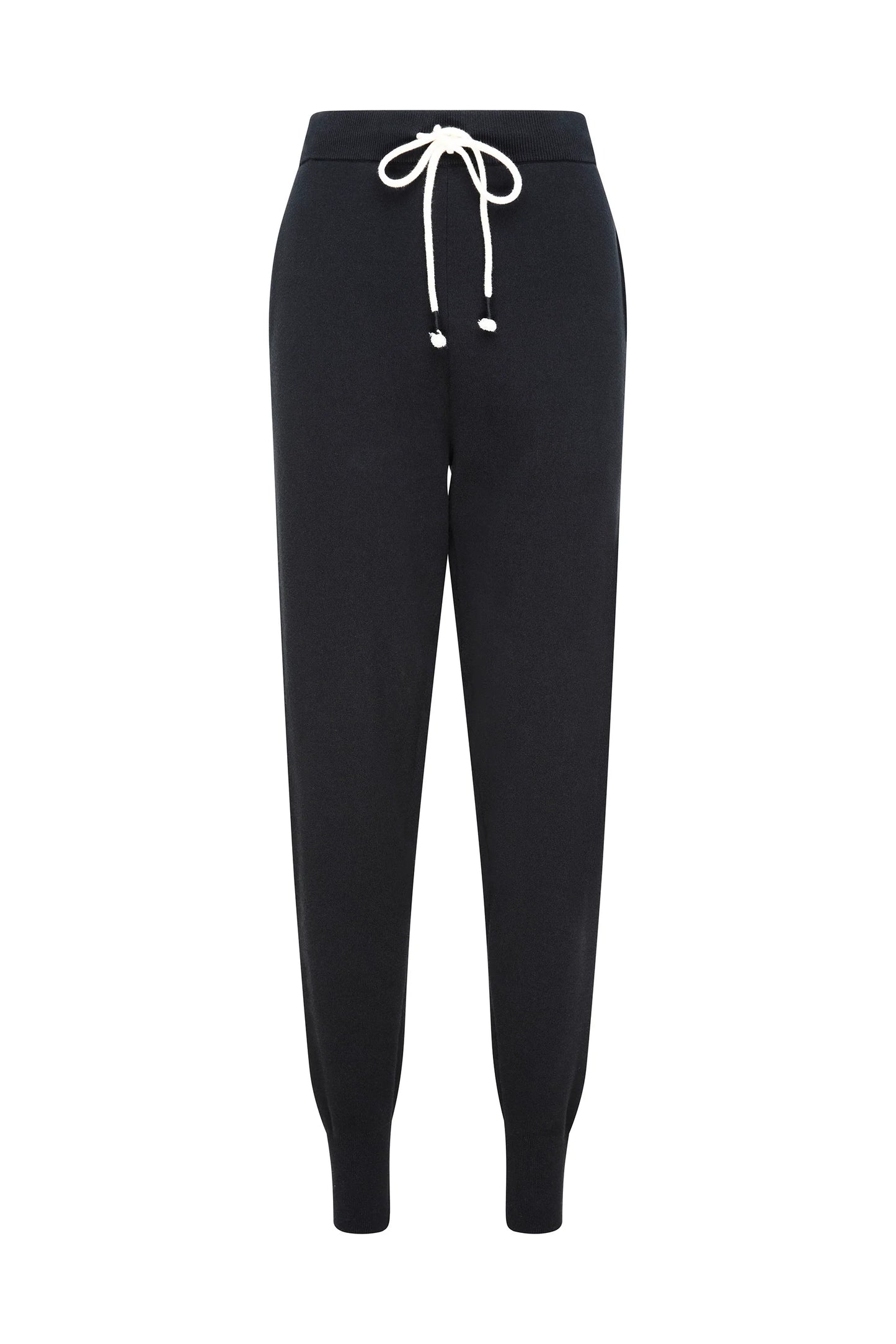 combat cotton knit pant black