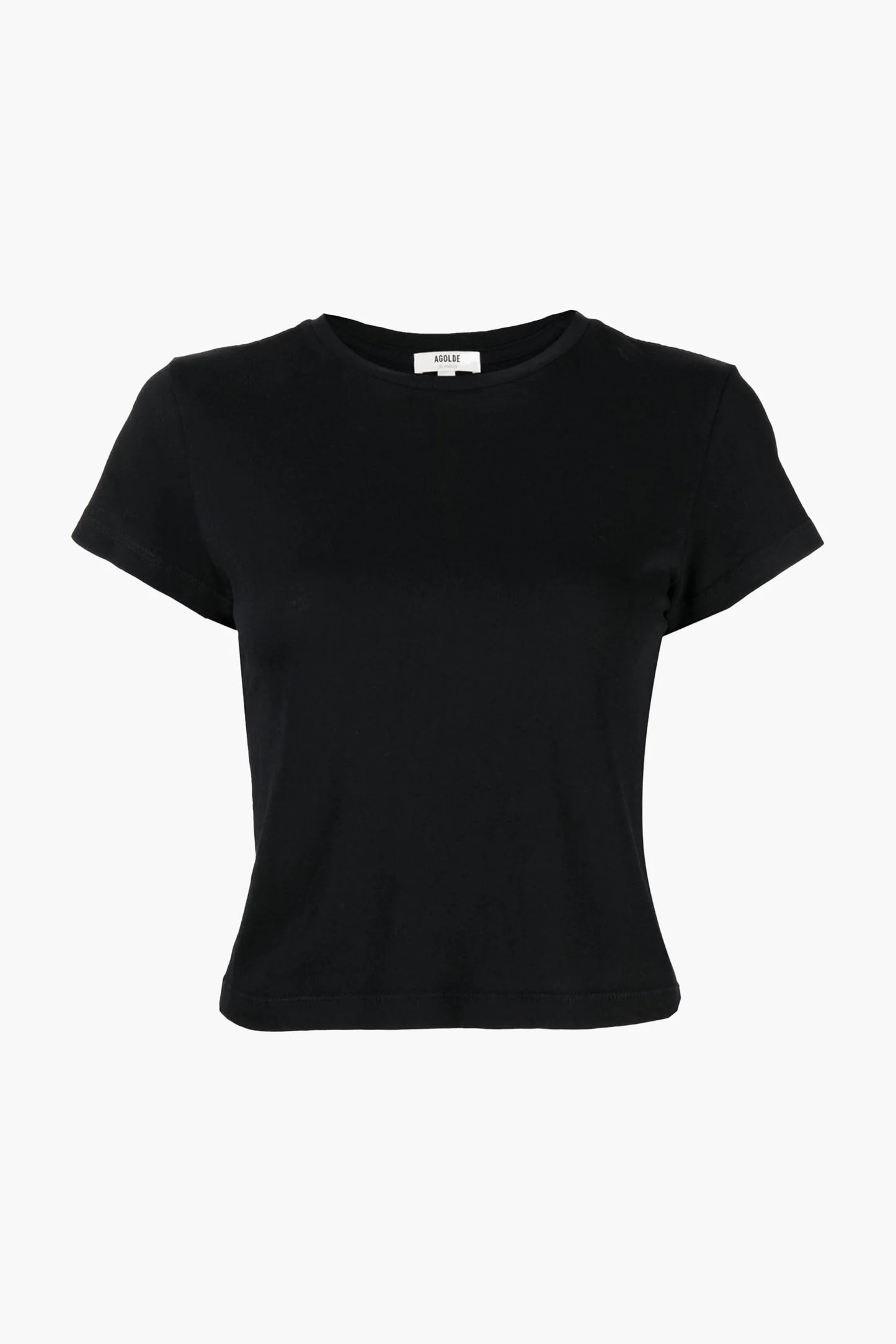 Adine Shrunken Tee in Black