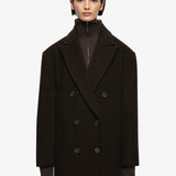 Ruthe Coat in Dark Chocolate