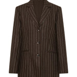 Leon Blazer in Chocolate Stripe Posse