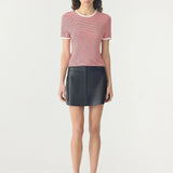 Stripe Rib Baby S/S T-Shirt