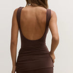 Reina Bodysuit in Chocolate Bayse Brand