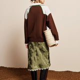 Lasso Knit Polo in Chocolate