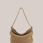 Vestirsi Eden Leather Shoulder Bag in Brown Suede Vestirsi