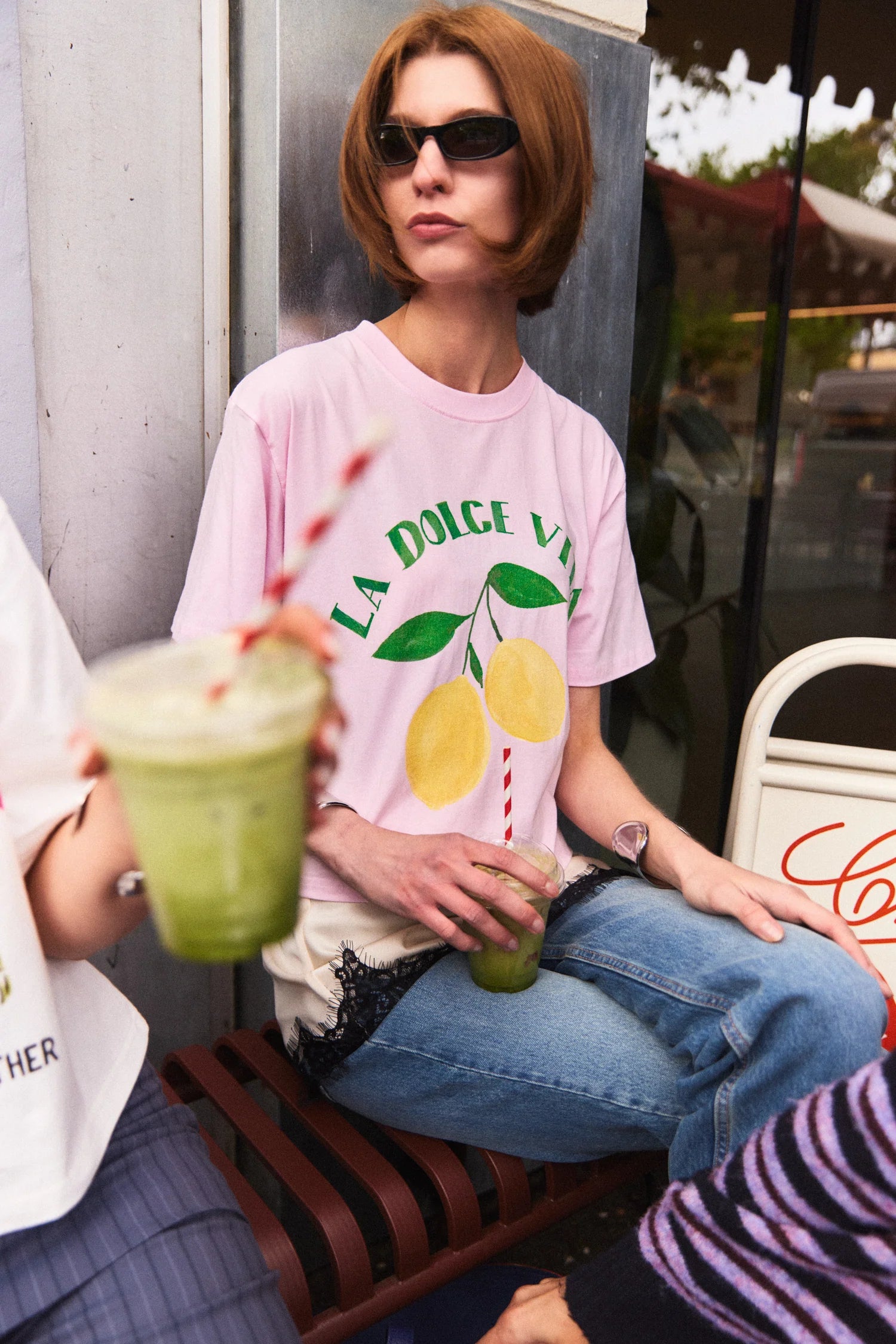 Lemon Dolce Vita Boxy Tee Maku