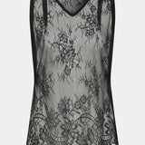 Ingrid Lace Top in Black Sir.