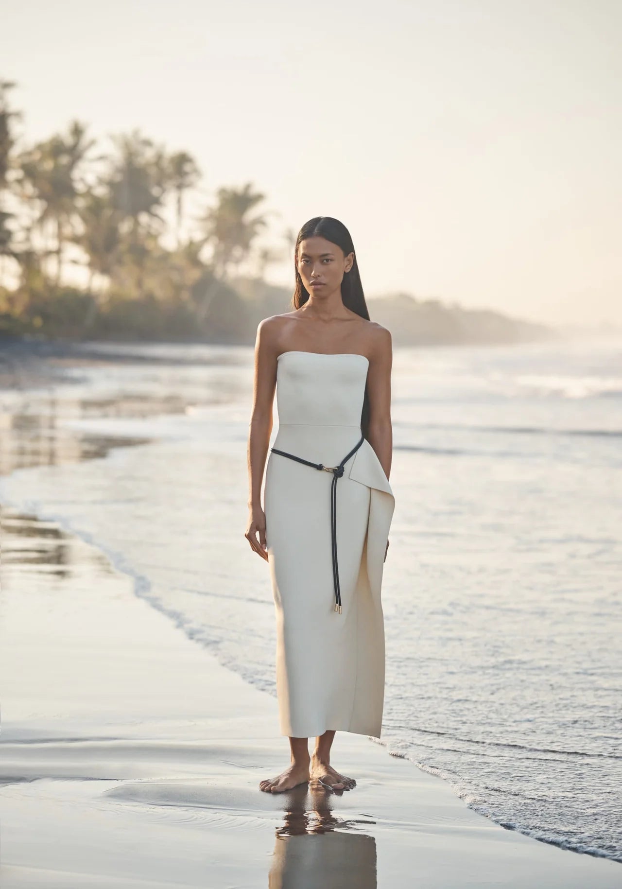 Honeydew Dress in Buttermilk Viktoria + Woods