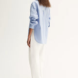Holland Stripe Shirt in Blue Elka Collective