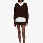 Campbell V Cropped Jumper Bec and Bridge