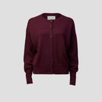 Hart Merino Cardigan in Burgundy Viktoria + Woods