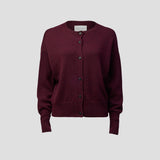 Hart Merino Cardigan in Burgundy Viktoria + Woods