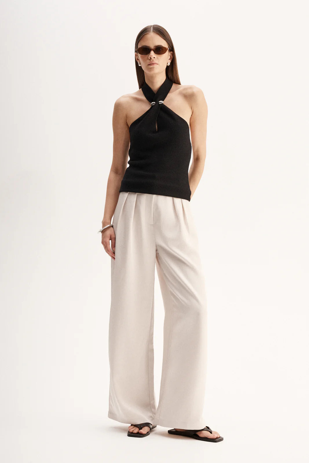 Zinnia Top in Black Elka Collective