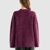 Elle Mohair Knit in Plum