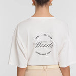 Club Woods Tee in White Viktoria + Woods