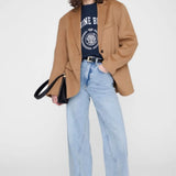 Miles Collegiate Sweatshirt in Dark Navy