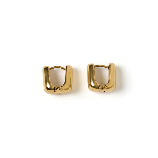 Tess Gold Hoop Earrings