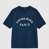 Jaylin Tee Paris in Washed Navy