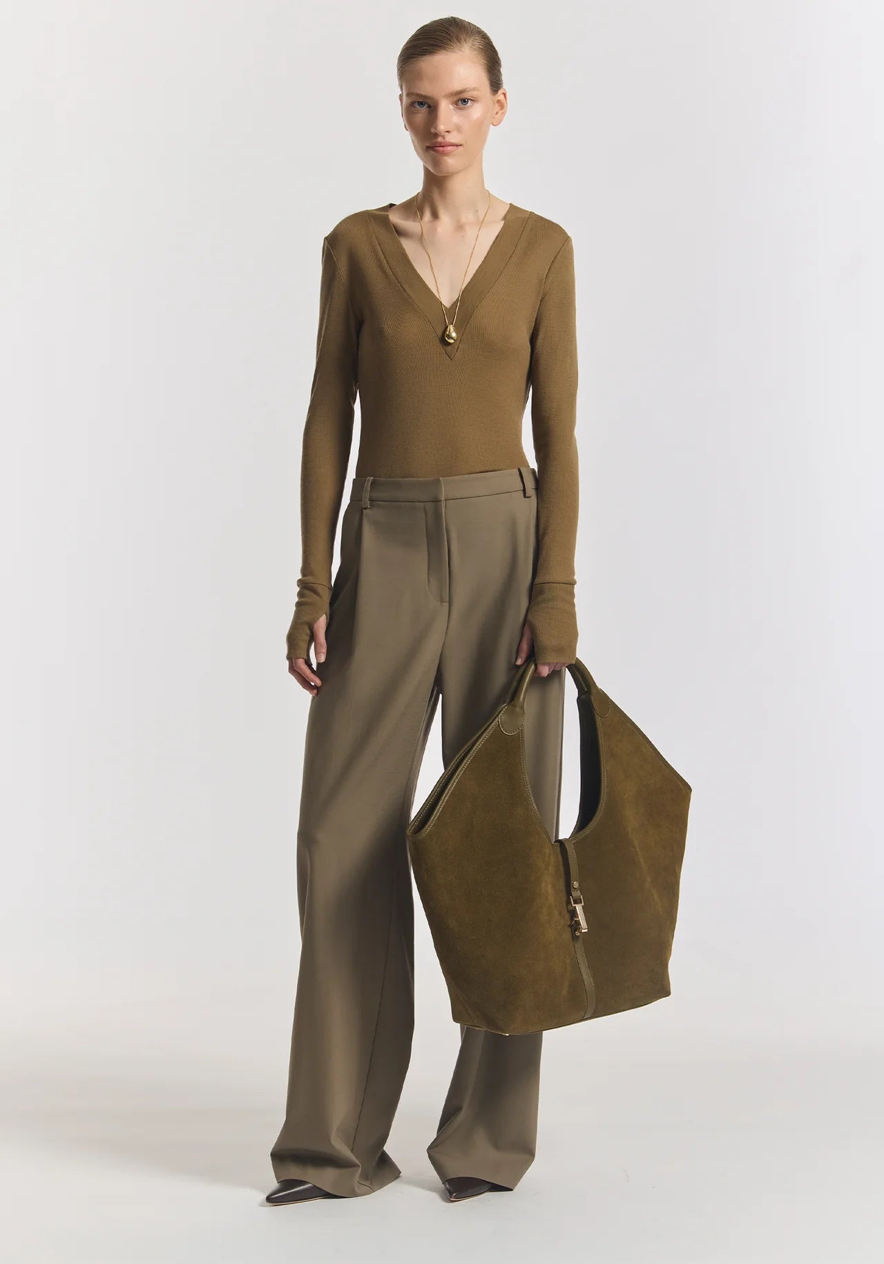 Idol Pant in Khaki Viktoria + Woods