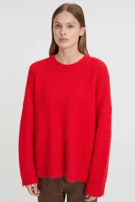 Rosmunda Sweater in Red - Cloth Lifestyle Boutique- Blanca