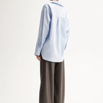 Carter Shirt in Blue Elka Collective  Cloth Lifestyle Boutique