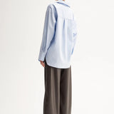 Carter Shirt in Blue Elka Collective  Cloth Lifestyle Boutique